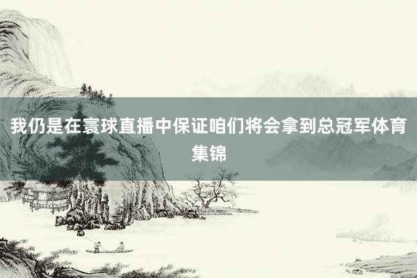 我仍是在寰球直播中保证咱们将会拿到总冠军体育集锦