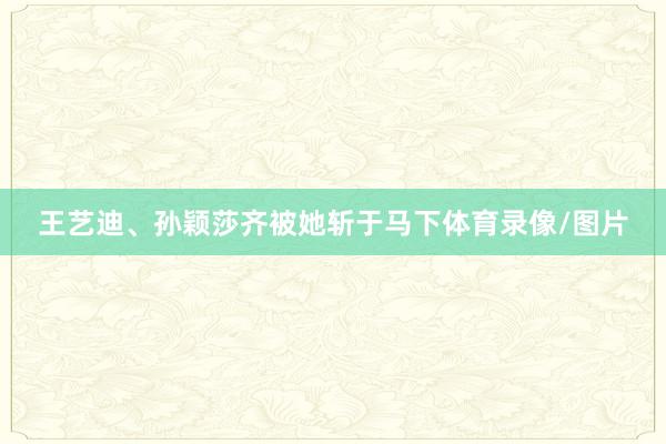 王艺迪、孙颖莎齐被她斩于马下体育录像/图片