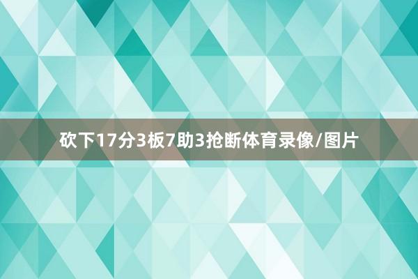 砍下17分3板7助3抢断体育录像/图片